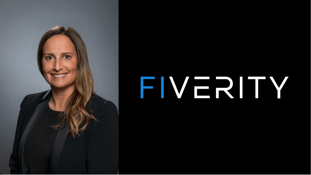 Headshot of Allison Arvizu and FiVerity logo