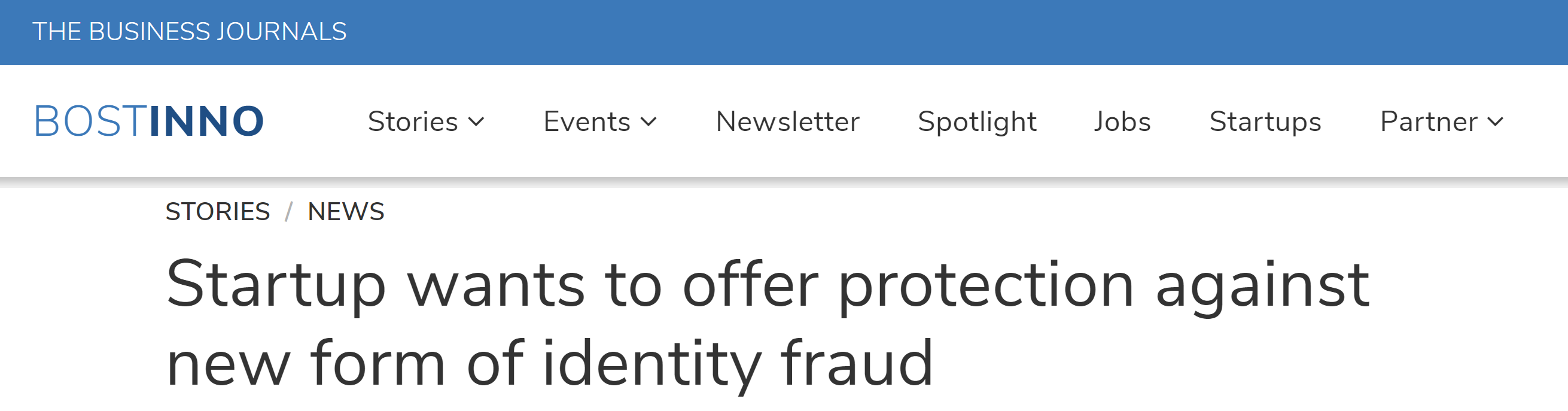 BostInno article on synthetic identity fraud featuring FiVerity