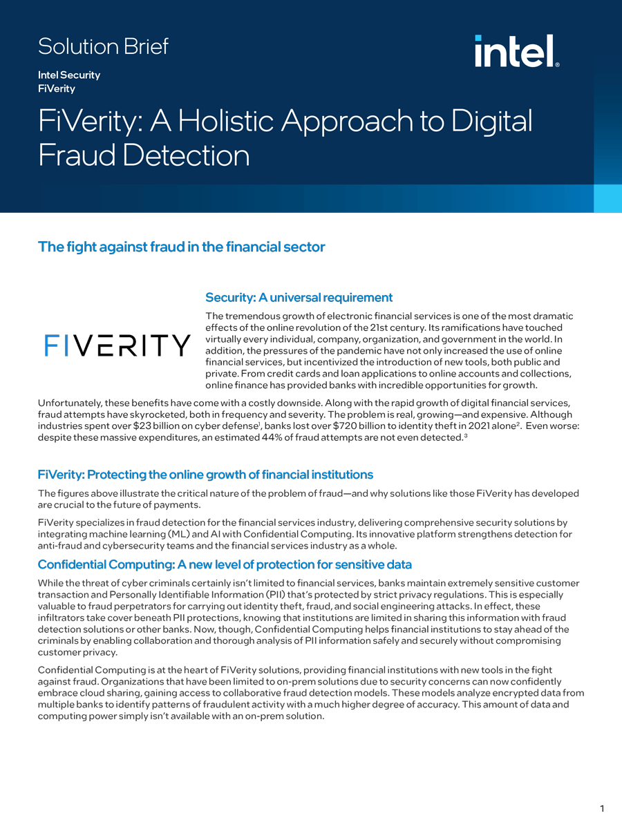 Intel Hosted Solution Brief